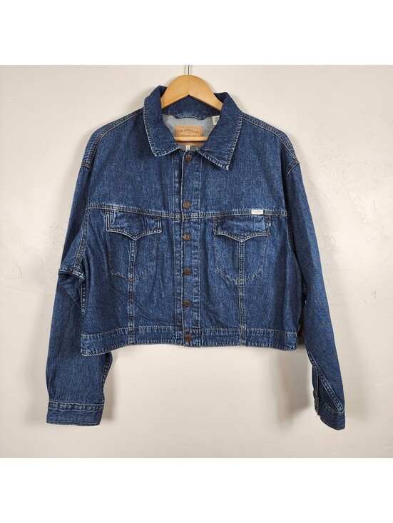 Levi's Jackets & Blazers - Levi Strauss Signature Easy Trucker Denim Jacket Relaxed Fit Women Large NWT